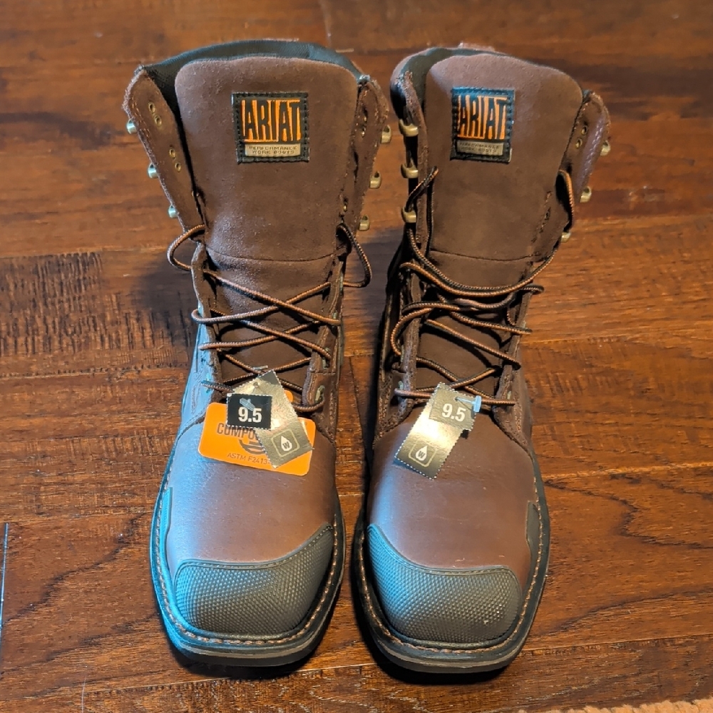 Ariat Men's Dark Brown Lace-Up Boots